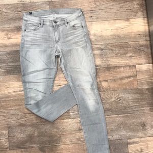 Gray washed Citizens of Humanity skinny jeans